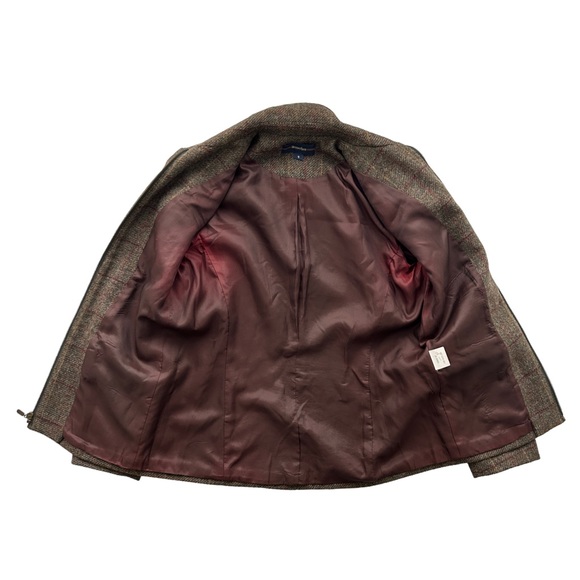 Breeches Vintage Plaid Wool Blazer Jacket (4) - Picture 8 of 13